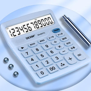 Calculadora de Voz Dexin de 12 Dígitos con Doble Fuente de Alimentación, Calculadora de Oficina con Entrada de Voz Humana Real para Regalos Empresariales - Product Image 4