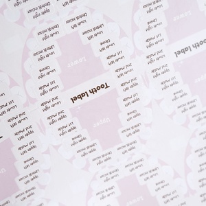 Impresión de Cajas Personalizadas, Etiquetas Creativas con Logotipo CMYK, Etiquetas Adhesivas de Papel Recubierto con Corte Troquelado y Holograma FSC para Libros y Cuadernos - Product Image 6