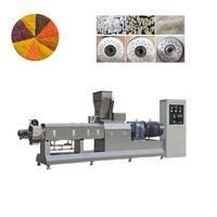 Machine d'extrusion de riz artificiel, machine de fabrication de riz nutritif, usine de transformation alimentaire continue