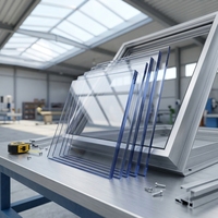 Plaque en polycarbonate thermoformée personnalisée, résistante aux rayures et aux produits chimiques, pour pare-brise