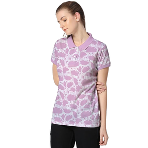 เสื้อโปโลสำหรับผู้หญิงผ้าคอตตอนสแปนเด็กซ์โพลีเอสเตอร์100% โลโก้ออกแบบได้ตามต้องการ - Product Image 3