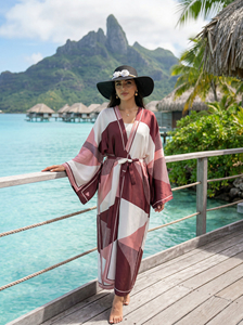 <span class=keywords><strong>Outlet</strong></span> di Fabbrica Abaya Kaftan <span class=keywords><strong>Taglie</strong></span> <span class=keywords><strong>Forti</strong></span> - Vestito Lungo Ampio da Donna con Cintura, Vita Naturale, Stampa Floreale, Stile Dubai Africano Etnico Resort - Product Image 3