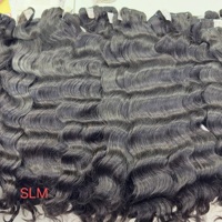 Extensions de cheveux humains naturels en vrac pour femmes noires, tissages de cheveux bruts indonésiens bouclés, provenant d'un seul donneur