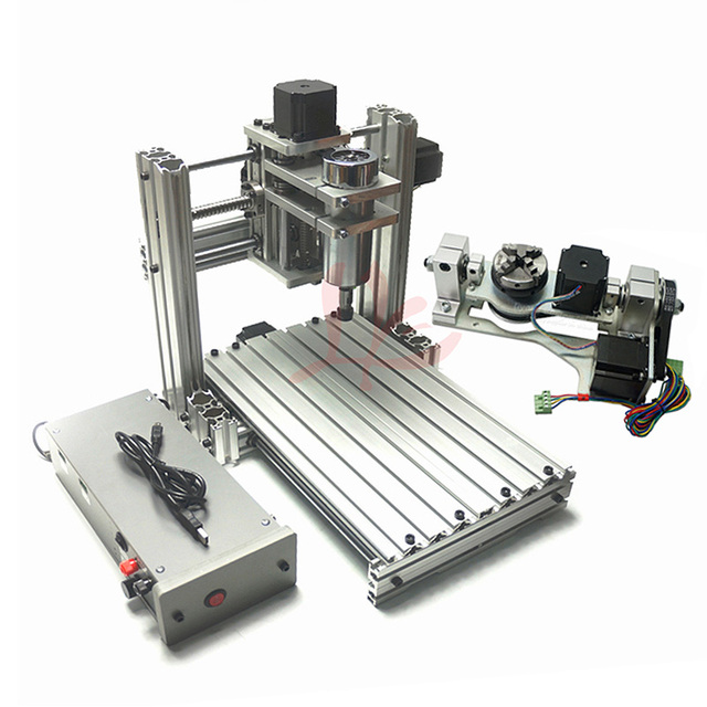DIY CNC Mini 4020 5Axis Metal Cnc Router Milling Machine CNC Wood Router for Engraving Woodworking Pvc Carving