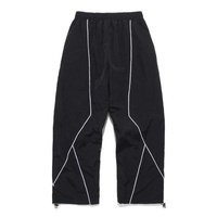 Survêtement Homme Streetwear en Nylon Personnalisé Uni Haute Qualité 2 Pièces Léger Ample Surdimensionné Coupe-Vent