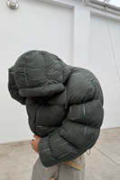 Vestes matelassées de qualité supérieure personnalisées, design tendance, vêtements d'hiver, veste bomber en nylon avec fermeture éclair, veste matelassée, fabricant de vestes en duvet