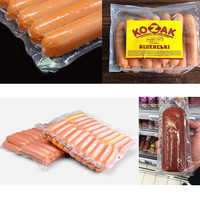 Machine d'emballage thermoformante flexible pour saucisses, Empacadora De Salchichas, machines d'emballage sous vide thermoformantes pour saucisses