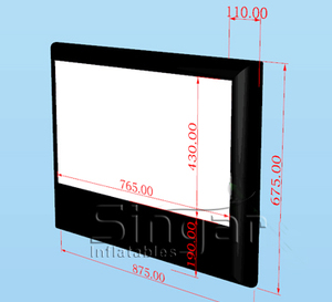Écran de cinéma gonflable géant 7,6x4,3m pour projecteur extérieur de jardin - Product Image 6