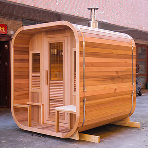 <span class=keywords><strong>Sauna</strong></span> extérieur mobile en bois de cèdre rouge <span class=keywords><strong>Chambre</strong></span> Hôtel Chez l'habitant Cabine extérieure Utilisation à domicile <span class=keywords><strong>Sauna</strong></span> à vapeur sèche <span class=keywords><strong>Chambre</strong></span> - Product Image 4