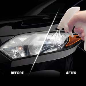 Spray Lucidante per Fari Auto ELEXBETU 180ml+20ml, Rimuove l'Invecchiamento e Pulisce i Fari Gialli, Logo Personalizzabile - Product Image 5