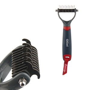 Peigne démêlant double tête SUPERZOO GiGwi 2025, 11/17 dents pour chiens et chats - Product Image 1