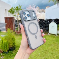 Coque de téléphone antichoc TPU PC Skin Feel Grand trou aimant fort pour Iphone 17 Pro 17 Air