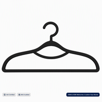 Cintres en plastique PP moulés sur mesure, organisateur de vêtements, écologiques, gain de place, modernes, certifiés BSCI ISO, licence d'exportation, approvisionnement stable
