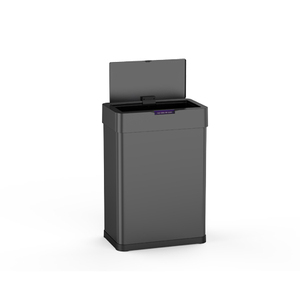60L văn phòng vuông thép không gỉ hồng ngoại cảm biến tự động thông minh Thùng rác - Product Image 1