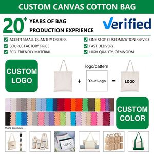 Sac fourre-tout en toile de coton biologique imprimé sur mesure avec poignée, sac fourre-tout vierge pour sublimation avec logo personnalisé - Product Image 6