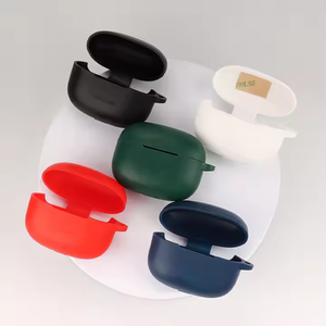 Nueva llegada auriculares inalámbricos caso adecuado para Oraimo <span class=keywords><strong>Airbuds</strong></span> <span class=keywords><strong>2</strong></span> 3 Neo funda de silicona a prueba de golpes con gancho (no incluye auriculares) - Product Image 1