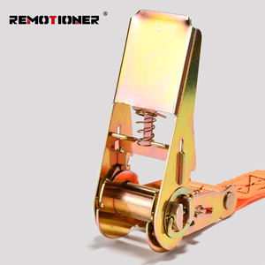 Sangles d'arrimage en zinc antirouille robustes avec boucle à came, sangles de fixation réglables à cliquet pour camions, motos, bateaux - Product Image 4