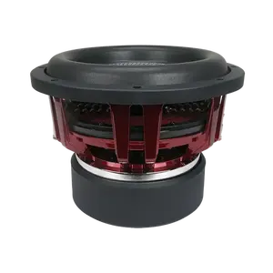 Beautiful Red Aluminum Basket 12 Inch Car Subwoofer RMS 1500W Dual 2/4 Ohm Excellent Auto Speaker 3*100 Oz Max Power 3000W Audio