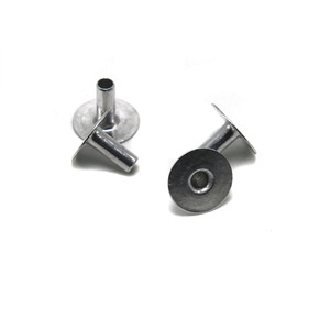 Rivet creux en aluminium de bonne qualité pour masque N95 et écrou spécial pour outil d'insertion de sonde - Product Image 1