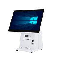 Système de point de vente tout-en-un avec écran tactile 15,6 pouces, processeur I5 4210U, 8 Go de RAM, 128 Go de stockage, Wi-Fi 6 et Bluetooth 5.2 pour les caisses des magasins