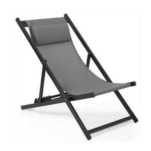 Hot <b>Sale</b> Adjustable Swimming Pool Aluminum Beach <b>Deck</b> <b>Chair</b> Outdoor Furniture Foldable Lounger - Product Image 1