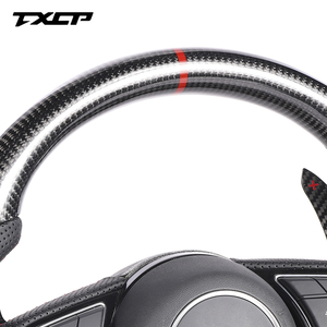 Volante Deportivo de Fibra de Carbono para <span class=keywords><strong>Audi</strong></span> TT A3 <span class=keywords><strong>A4</strong></span> B9 A5 RS3 RS4 RS5 S3 S4 S5 RS6 RS7 S6 S7 B8/B8.5/B8.5/B9 - Product Image 4