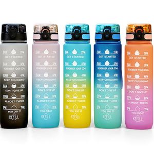 Wholesale Hot Popular Custom Gym Sports Portable 1000Ml 32 Oz Plastic Water <b>Bottles</b> With Logo for Adults - Product Image 4