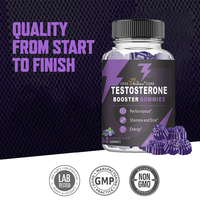 Gummies stimulantes de la testostérone, fabriquées en usine (OEM), améliorant les performances, augmentant l'endurance et l'énergie.