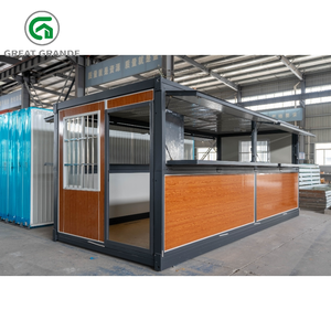 Customized Foldable Container House with Pitched Roof Home Connect Outdoor House Coffee <strong>Shope</strong> Cheap Prefabricated Houses - Product Image 1