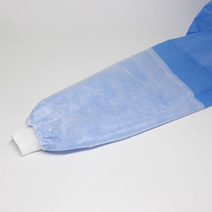 Camice monouso in tessuto non tessuto di isolamento rinforzato camice operatorio chirurgico per uso in chirurgia ospedaliera con polsino a maglia - Product Image 4