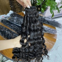 Extensions de cheveux naturels ondulés bruts du Cambodge 15A, 100 % cheveux humains bouclés bruts alignés dans le sens des cuticules, lots de cheveux cambodgiens, fournisseur