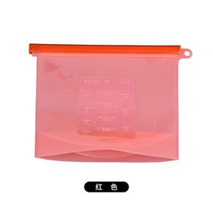 Sacs de conservation alimentaire réutilisables en silicone avec fermeture éclair pour fruits et légumes, usage domestique, préservent la fraîcheur, plusieurs tailles (500ml-4000ml) - Product Image 5