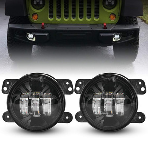 ชุดไฟหน้า LED ขนาด 7 นิ้ว สำหรับรถจี๊ป พร้อมชุดไฟตัดหมอกขนาด 4 นิ้ว สำหรับรุ่น JK ปี 07-17 อัพเกรด - Product Image 1