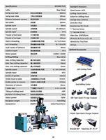 Tour polyvalent personnalisé par des professionnels TC330G PLUS combinaison fraiseuse et perceuse vente chaude