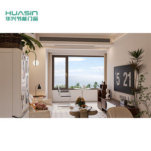 Fournisseur de fenêtres en bois plaqué aluminium de qualité supérieure, norme canadienne 2025, performance d'étanchéité supérieure, chêne rouge, Huasin Bulk Custom - Product Image 2