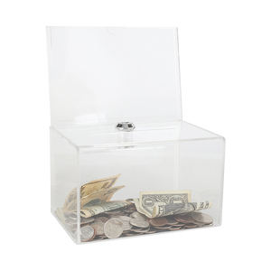 Boîte à donuts verrouillable, mini boîte en acrylique, boîte à ballons, boîte en acrylique, position personnalisé - Product Image 2