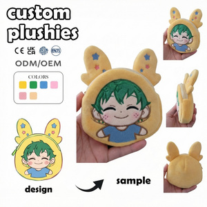 Fabricante de Peluches Personalizados: Peluche de Zorro con Detalles Azules, Mercancía de Anime y <span class=keywords><strong>Manga</strong></span>, Caja Sorpresa - Product Image 5