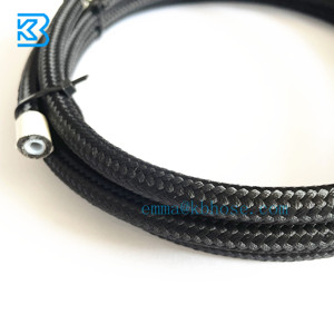KB Racing 3AN # Tubo Flessibile per Freni in Nylon Nero AN3 con Treccia in Acciaio Inox e PTFE per Moto - Garanzia di 1 Anno - Product Image 2