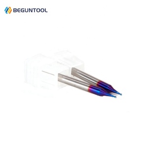 <strong>Micro</strong> <strong>End</strong> <strong>Mill</strong> HRC65 2 Flutes CNC Small Diameter Milling Cutter R0.2-0.45 D0.2-0.9 <strong>Micro</strong> Ball Milling Cutter Miniature <strong>End</strong> <strong>Mill</strong> - Product Image 5