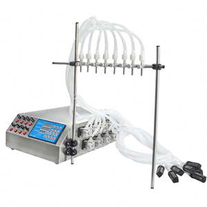 Pompe péristaltique semi-automatique à 8 buses pour le remplissage de liqueurs, miel, lait, huiles comestibles, parfums, eau minérale et boissons - Product Image 4