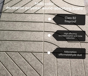 Panel Acústico de Estilo Moderno, Panel Decorativo de Poliéster para Paredes Interiores, Sótanos, Almacenes, Exteriores, Salas de Estar, Insonorización - Product Image 6