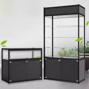 <span class=keywords><strong>Vitrine</strong></span> <span class=keywords><strong>en</strong></span> <span class=keywords><strong>verre</strong></span> pleine vision personnalisée au <span class=keywords><strong>d</strong></span>étail <span class=keywords><strong>Vitrine</strong></span> <span class=keywords><strong>d</strong></span>'affichage de perruque avec lumière LED <span class=keywords><strong>Vitrine</strong></span> <span class=keywords><strong>d</strong></span>'affichage de magasin de fumée bon marché - Product Image 6