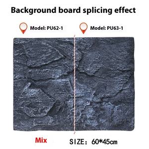 Reptielenbak Achtergrondrotsen 3D Stereoscopisch <span class=keywords><strong>Aquarium</strong></span> Aquascape Schildpadbak Groene Draak Steen Decoratie Bord - Product Image 5