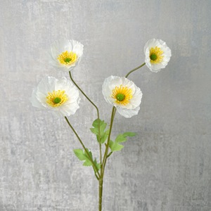 Fleurs artificielles en soie de pavot en gros, grand format, réalistes et parfumées, pour la rentrée scolaire, la maison, les fêtes, les centres de table et les décorations murales - Product Image 6