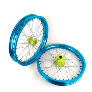 서론 라이트 비 19*2.15 블루 림스 스프레이 페인트 허브 7050 알루미늄 합금 림스 - Product Image 1