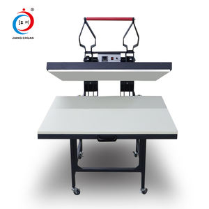 수동 사용자 친화적 인 신형 고압 80x100 Platen 블랙 대형 열 프레스 기계 (풀러 포함) - Product Image 2