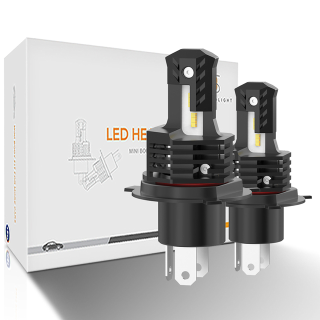 OEM Cheap Mini All in One H8 H9 9005 9006 Car LED Headlight 54W 4200LM 6000K H1 H11 H7 H4 LED Headlight Bulb