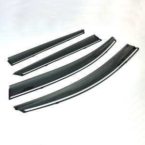 Visera de puerta deflectora de ventana de lluvia cromada acrílica al por mayor para Hyundai <span class=keywords><strong>Tucson</strong></span> <span class=keywords><strong>accesorios</strong></span> 2015 2016 2017 2018 2019 <span class=keywords><strong>2020</strong></span> - Product Image 2