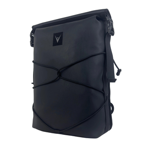 <span class=keywords><strong>Mochila</strong></span> Enrollable Cyberpunk, Tela con Acabado Negro Mate, Estilo Urbano, Logotipo Personalizable, Impermeable, Ligera - Product Image 2