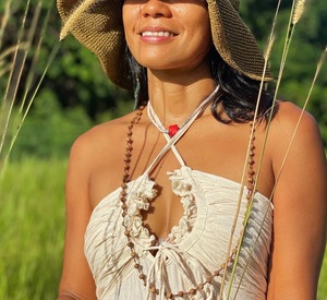 <span class=keywords><strong>Abito</strong></span> Boho per Servizio Fotografico, Vestito Lungo in Cotone <span class=keywords><strong>Bianco</strong></span> <span class=keywords><strong>Sexy</strong></span> con Schiena Scoperta e Allacciatura al Collo per Vacanze - Product Image 3